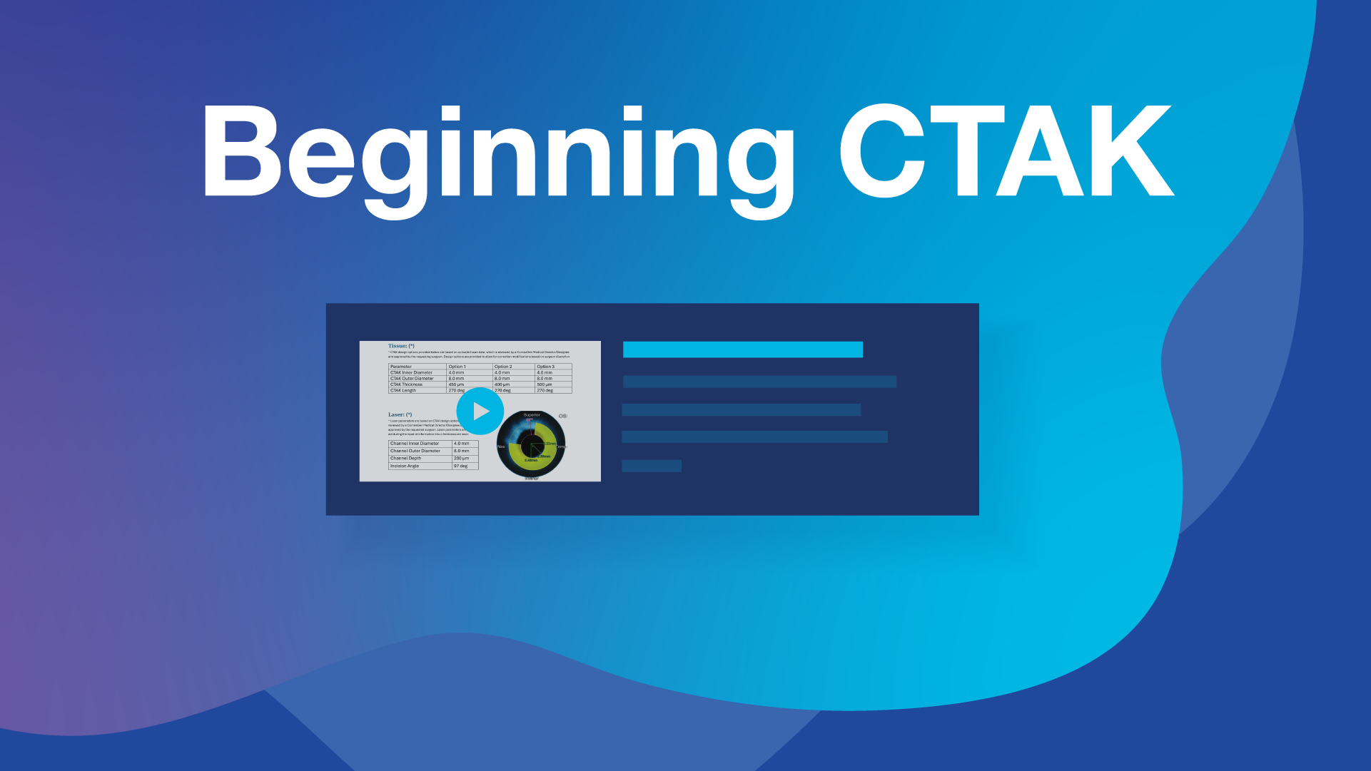 Beginning CTAK